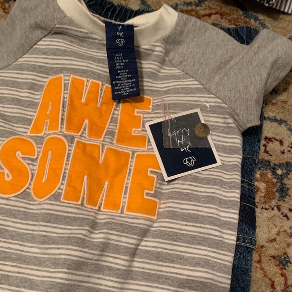 NWT HARRY AND ME BOYS SHORT OUTFIT SZ 3T - Picture 4 of 4